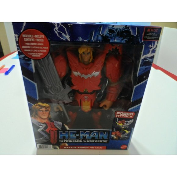 HE-MAN And The Masters Of The Universe DELUXE BATTLE ARMOR Figure 2021 NETFLIX - Picture 1 of 3